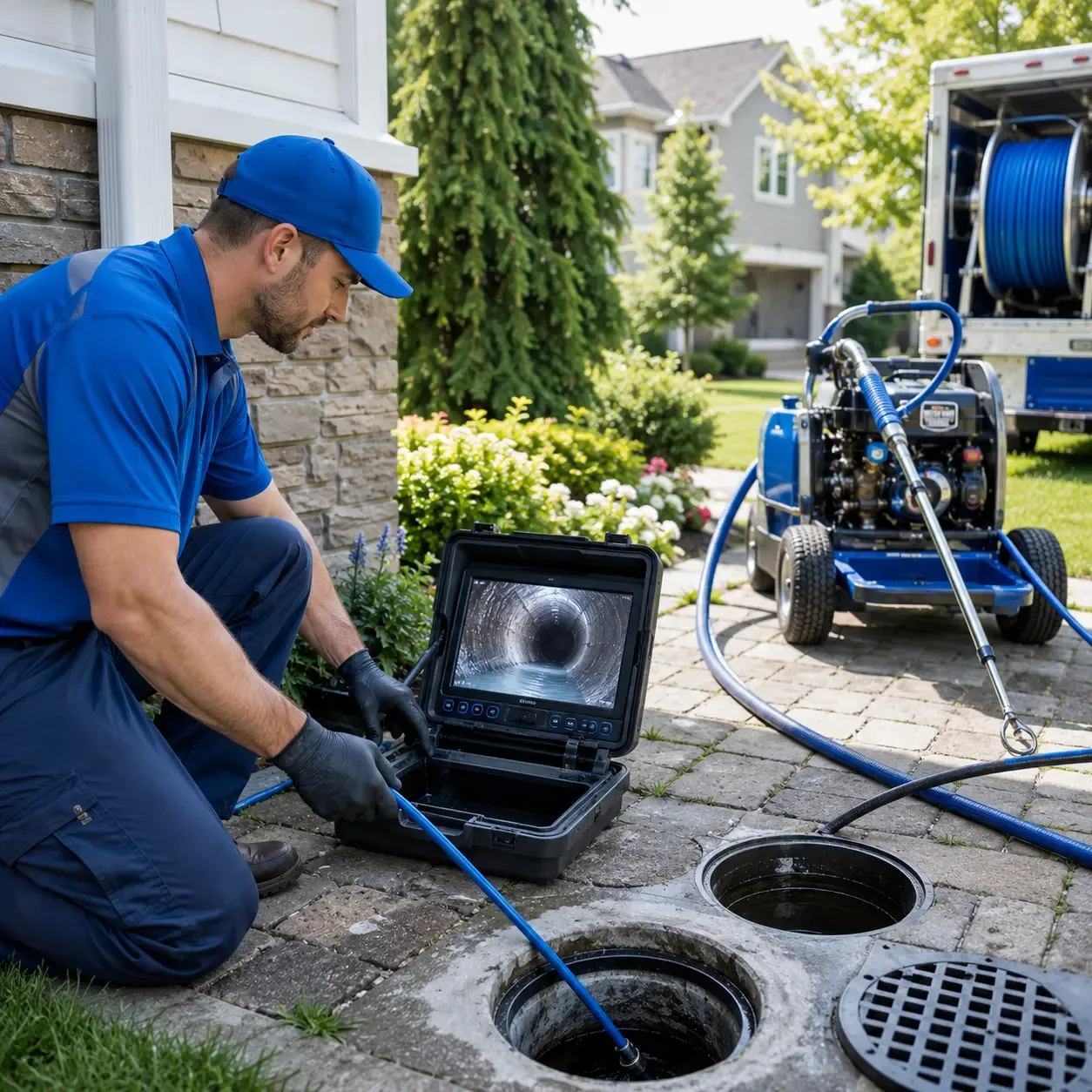 Outdoor drain cleaning professionals serving Dry Branch, GA